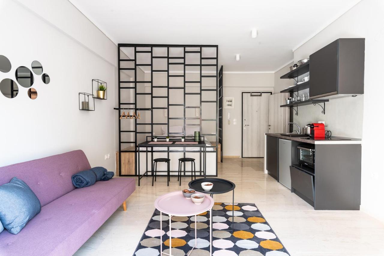 Modern Studio Close To Waterfront Thessaloníki Exteriör bild